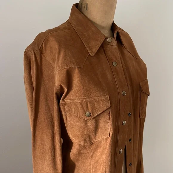Vintage 1980’s Leather Shirt/Jacket - Picture 8 of 16